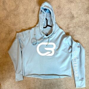 Cyclebar cropped hoodie size L